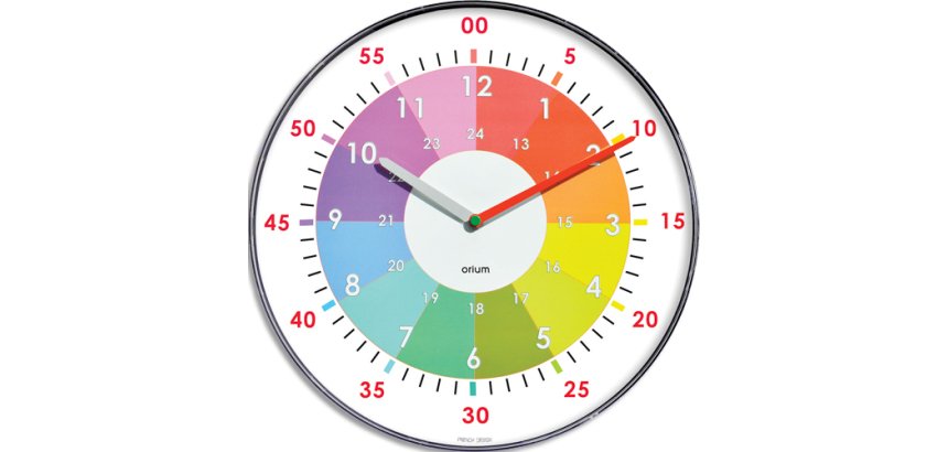 CEP Orium Horloge éducative Practice, diamètre 300 mm