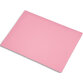 Lot de 5 feuilles de carton ondulé 328g, dimensions 50 x 70 cm, coloris rose