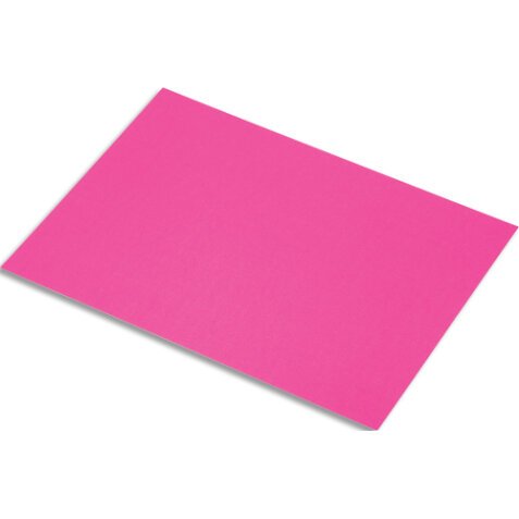 Lot de 10 feuilles de papier fluo 250g, dimensions 50 x 65 cm, coloris magenta