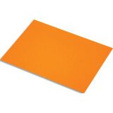 Lot de 10 feuilles de papier fluo 250g, dimensions 50 x 65 cm, coloris orange