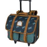 Cartable à roulettes dos 38 Polyester 34x38x16 Boy Print