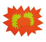 Etiquette symbole 'Eclatés', 160 x 240 mm