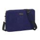 Sacoches pc 15'' casawork velours côtelé bleu mousse dans la doublure pour protéger le pc