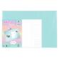 Sous-main 59x40 pvc vert pastel pvc perso personnalisation possible au recto