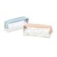 Trousses glow 21x8x6 bleu - rose