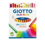 Etui pastels a l huile olio giotto forme ronde 67mm 24    unites coloris assortis