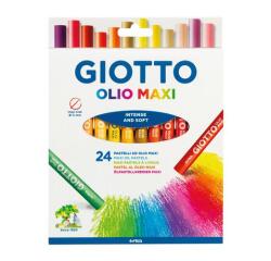 Etui pastels a l huile olio giotto forme ronde 67mm 24    unites coloris assortis