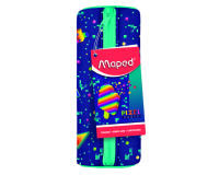 Trousse ronde PIXEL PARTY, bleu