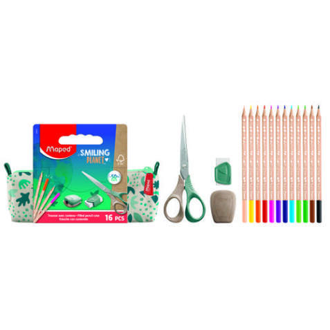 Trousse garnie SMILING PLANET (16 pièces)