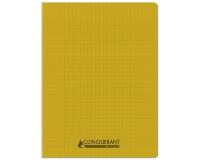 Cahier conquerant poplypropylene indechirable   et lavable recycle 24x32 cm   96 pages seyes piqure 90g