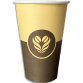 Sachet 50 gobelets carton 33 cl - 12 oz Décor Barista 1250GOBB