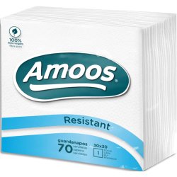 Sachet 70 Serviettes blanches 1 pli 30x30 T621704.5