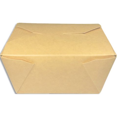 Sachet 50 Boîtes repas 780 ml - 26 oz en carton kraft brun 2650BOR