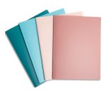 Protège-documents semi-rigide en PP recyclé 40 vues Skandi - Couleurs assorties