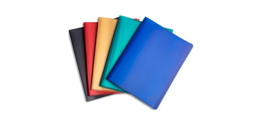 Protège-documents PP recyclé semi-rigide 40 vues Opak - Couleurs assorties