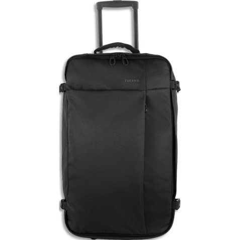 Trolley de voyage taille m souple, noir intérieur coloré, 2 roues, BTRTUG-M-BK