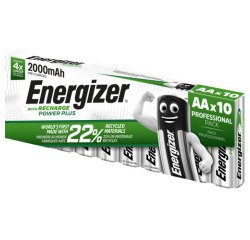Pile energizer rechargeable aa/hr6 2000mah paquet 10      unites