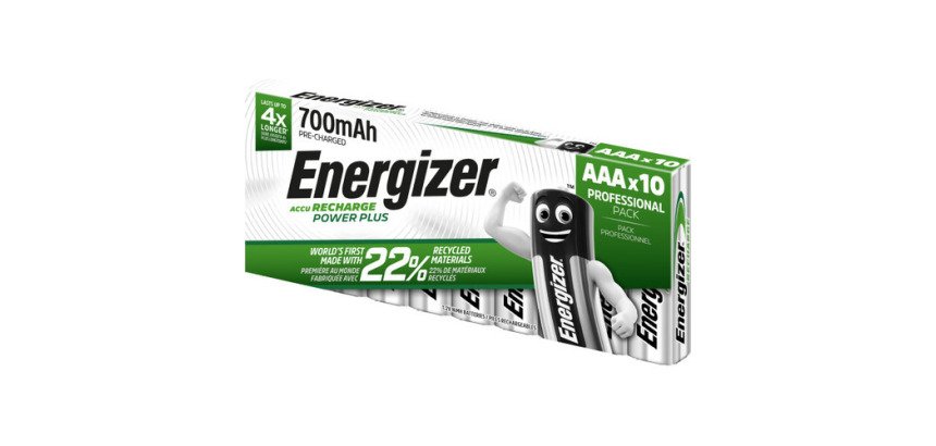Pile energizer rechargeable aaa / hr3 700 mah paquet 10   unites
