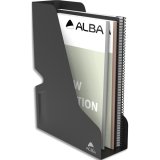 Porte-revues en métal plein ODESK. Coloris noir