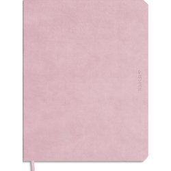 Carnet de KEMPEN brut l 17 x 22 cm ligné - rose 5.196.3344.10.6.8