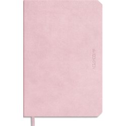 Carnet de KEMPEN brut p 11x16 cm ligné - rose 5.796.3344.10.6.8