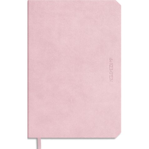 Carnet de KEMPEN brut p 11x16 cm ligné - rose 5.796.3344.10.6.8