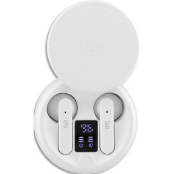 Écouteurs sans fil TWS avec boîtier de charge - blanc EBSHINYWH2