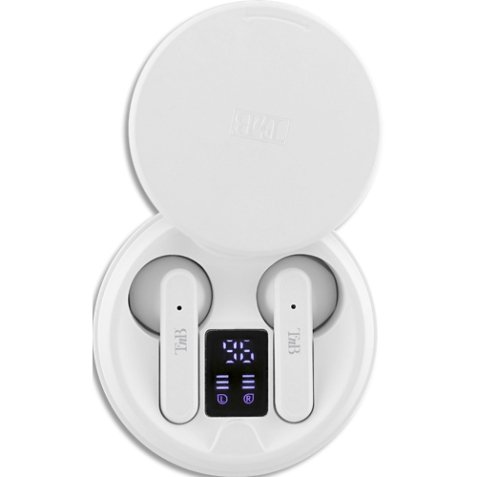 Écouteurs sans fil TWS avec boîtier de charge - blanc EBSHINYWH2