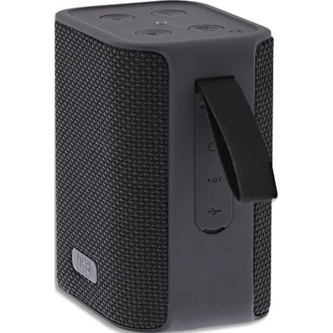 Enceinte Bluetooth 5W stéréo TWS - noir HPRECORD1BK