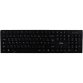 Clavier sans fil rechargeable bluetooth + usb-a 2,4 ghz - azerty (fr) - noir KBWBTBK