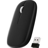 Iclick - souris sans fil colorée dual connect - noir MWCOLORBK