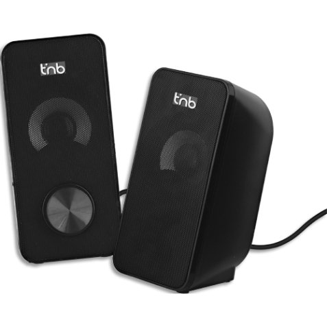 Office - enceintes pour pc 2x3w rms - noir HPOFFICE