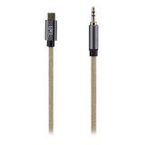 Rope - câble usb-c / jack 3.5 2m - marron RUSBCJACK2