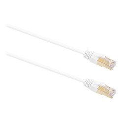 Câble rj45 cat.7 0,5m - blanc RJ45C7D05
