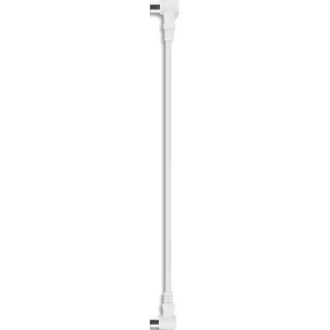 Câble 9.5 m/f - 2m - blanc COAXMF2