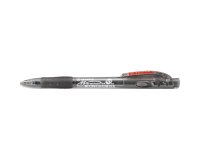 Stylo-bille stabilo marathon retractable autonomie xxl 5,5kmrechargeable pointe moyenne grip antiderapant coloris noir