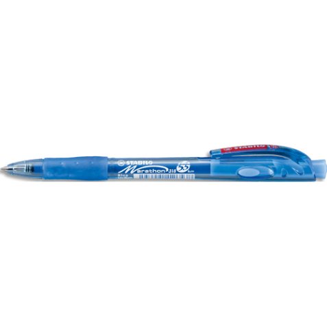 Stylo bille rétractable MARATHON. Coloris bleu