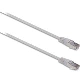 Câble rj45 m/m stp cat. 5e droit blindé 1m - blanc RJ45D1