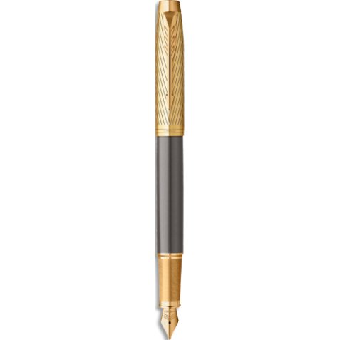 Stylo Plume IM Arrow Gris Plume moyenne Coffret Cadeau 2200957         