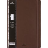 Carnet a4 balthazar brun - 200 pages - souple - ligne 453410