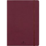 Carnet a5 balthazar bordeaux - 200 pages - souple - ligne 588426