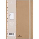 Carnet a5 carmen sable - 200 pages - souple - ligne 588175
