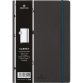 Carnet a5 balthazar gris - 200 pages - souple - ligne 588412