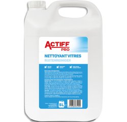 Lave-vitres coldis actiff pro nettoie dégraisse fait briller vitres surfaces modernes bidon 5l