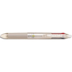 Stylo bille 4 couleurs rétractables FriXion BALL. Pointe fine. Coloris champagne