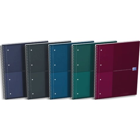 International Cahier NOTEBOOK, A4, quadrillé, assorti