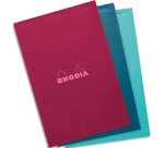 Rhodia bloc agrafé COULEURS N°19 5/5 80 feuillets microperforés, couvertures assorties - Assortis