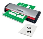 Plastifieuse 250HS, jusqu'au format A3,noir/argent/rouge