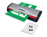 Plastifieuse 250HS, jusqu'au format A3,noir/argent/rouge