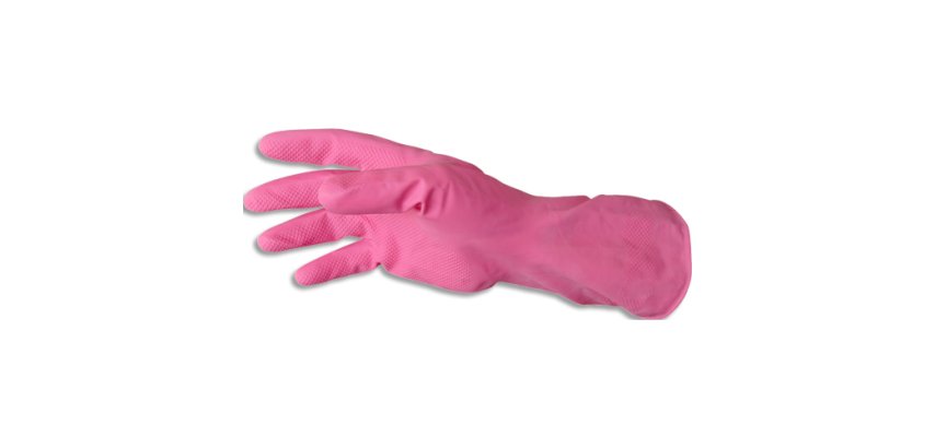 Gant ménage coldis latex naturel epi i norme en420 épaisseur 0.33mm standard taille 8